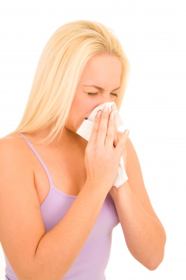 sneezing