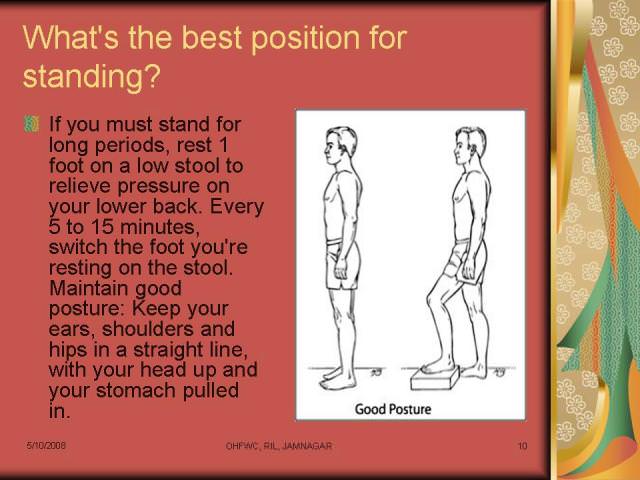 back pain tips advice posture
