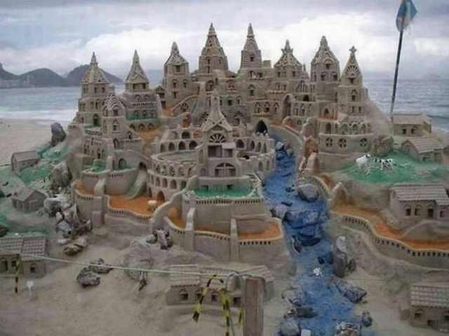 sand castles