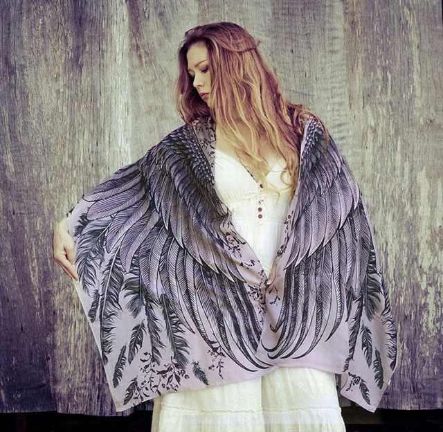 feather scarves