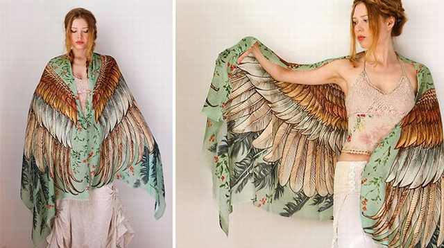 feather scarves