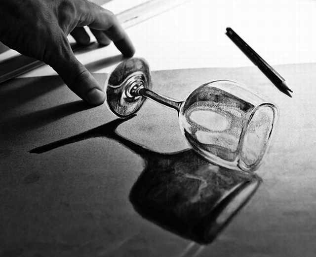 3D Pencil Drawings