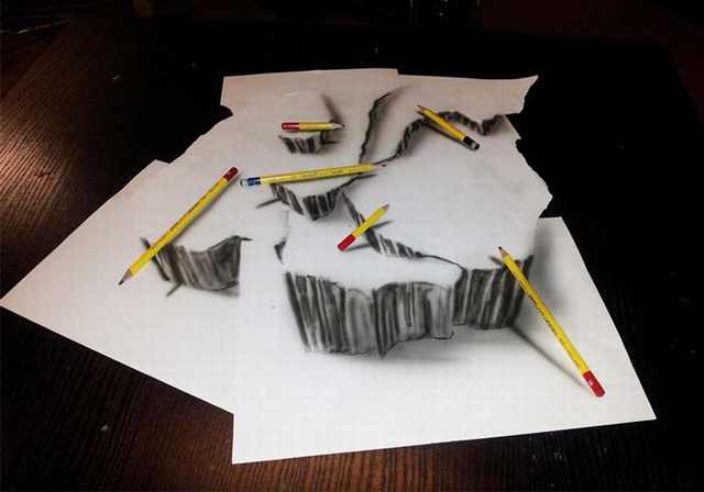 3D Pencil Drawings