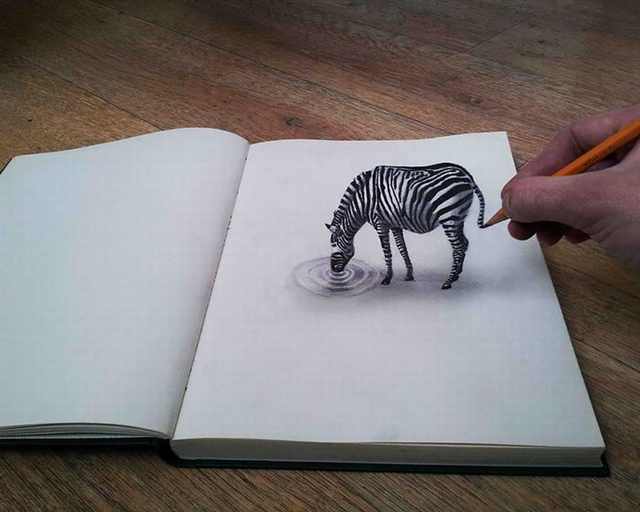 3D Pencil Drawings