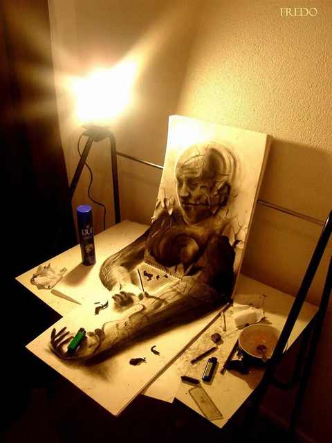 3D Pencil Drawings