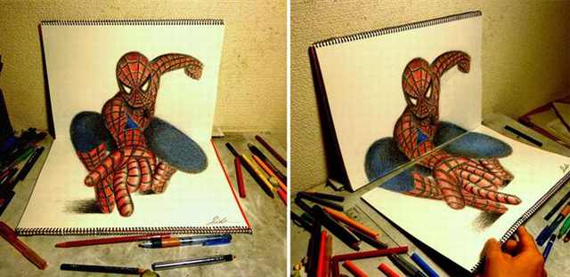 3D Pencil Drawings