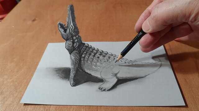 3D Pencil Drawings
