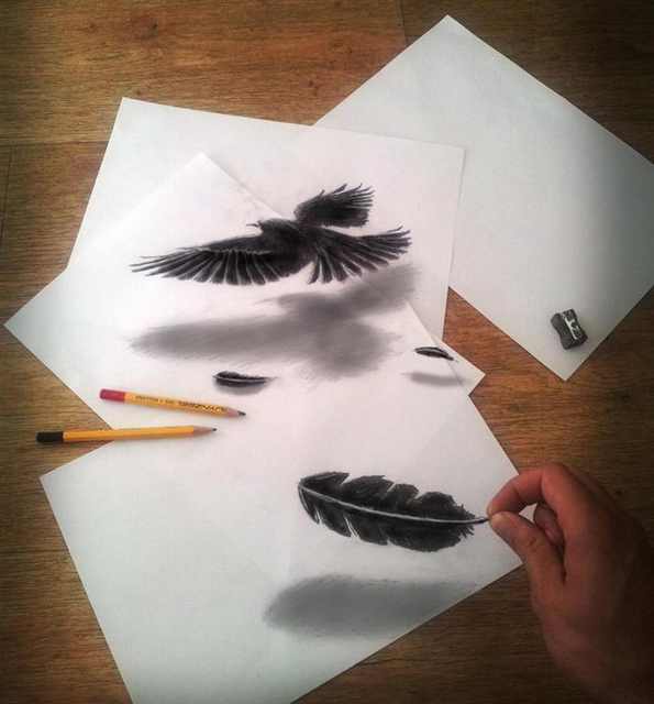 3D Pencil Drawings